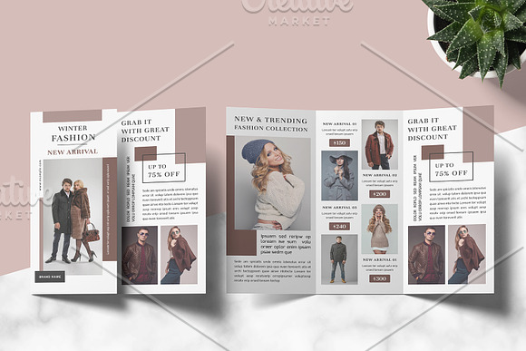 Winter Fashion Brochure V965 in Brochure Templates - product preview 2