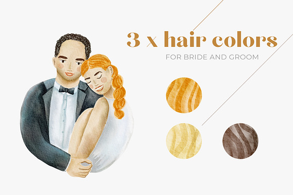 Custom Wedding Portrait Creator in Illustrations - product preview 4