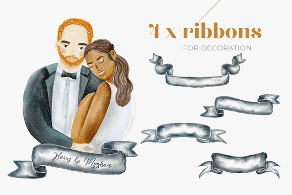Custom Wedding Portrait Creator in Illustrations - product preview 9