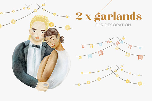 Custom Wedding Portrait Creator in Illustrations - product preview 11