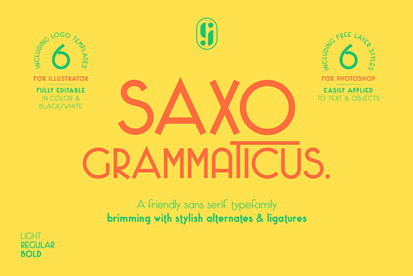 Saxo Grammaticus Font + Extras in Sans-Serif Fonts - product preview 26