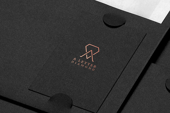"A" Letter Diamond Logo in Logo Templates - product preview 5