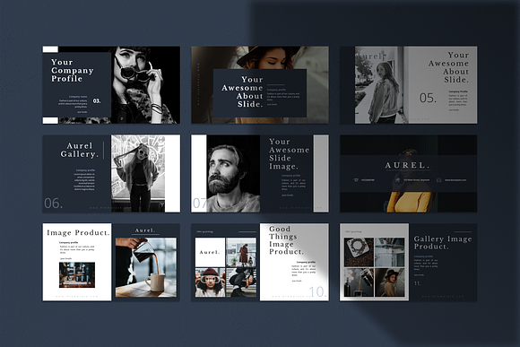 Aurel Creative Keynote Template in Keynote Templates - product preview 1