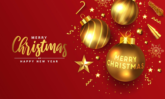 Merry Christmas Banners in Flyer Templates - product preview 2