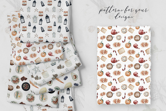 Winter Season Watercolor collection in Illustrations - product preview 9