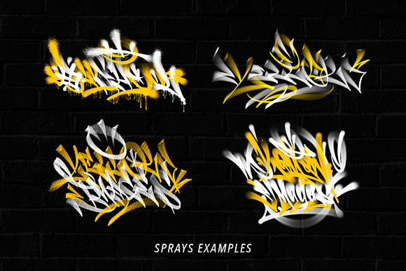 Graffiti BrushPack For Procreate in Add-Ons - product preview 2
