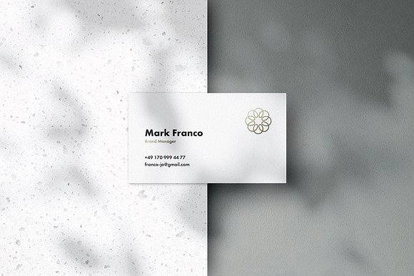 Mote Business Card Mockups in Print Mockups - product preview 2