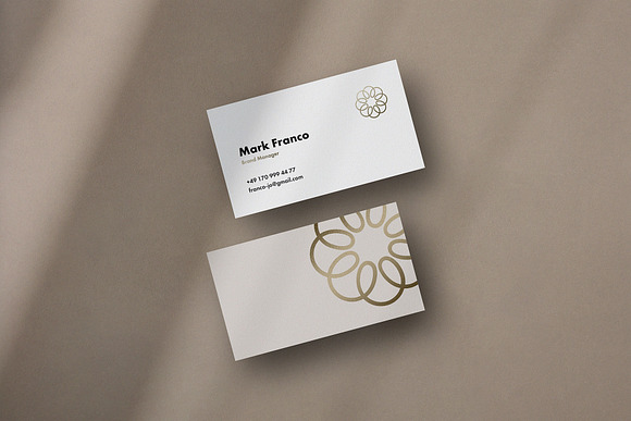 Mote Business Card Mockups in Print Mockups - product preview 4