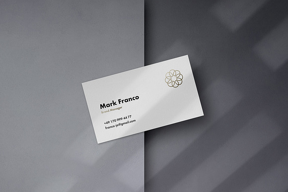 Mote Business Card Mockups in Print Mockups - product preview 5