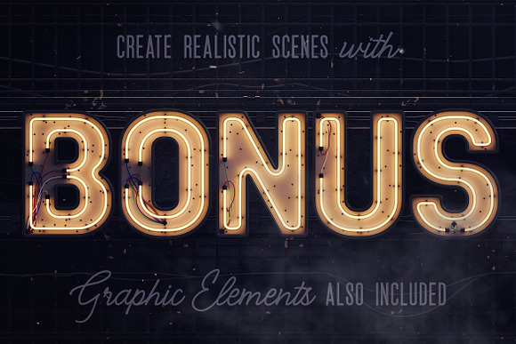 Modern Neon 3D Lettering in Graphics - product preview 4
