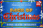 Christmas Pack #2 - Text Styles