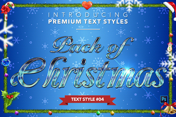 Christmas Pack #2 - Text Styles in Add-Ons - product preview 4