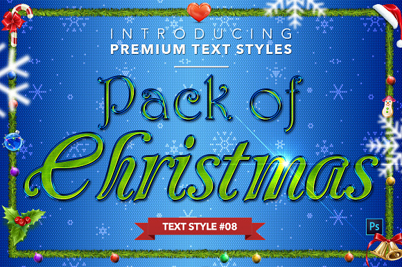 Christmas Pack #2 - Text Styles in Add-Ons - product preview 8