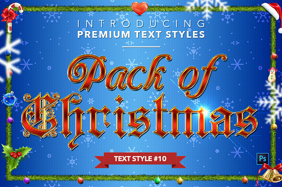 Christmas Pack #2 - Text Styles in Add-Ons - product preview 10