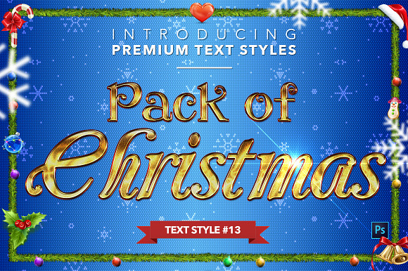 Christmas Pack #2 - Text Styles in Add-Ons - product preview 13