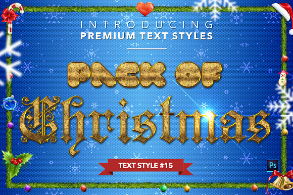 Christmas Pack #2 - Text Styles in Add-Ons - product preview 15