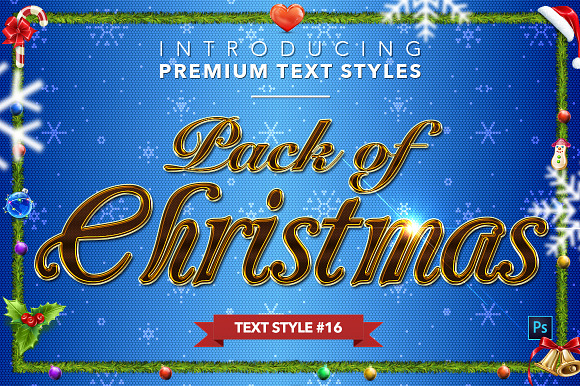 Christmas Pack #2 - Text Styles in Add-Ons - product preview 16