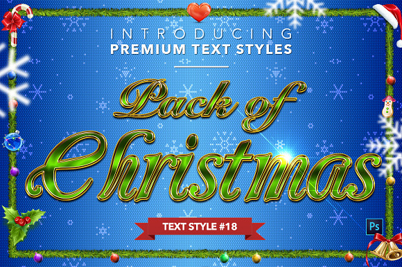 Christmas Pack #2 - Text Styles in Add-Ons - product preview 18