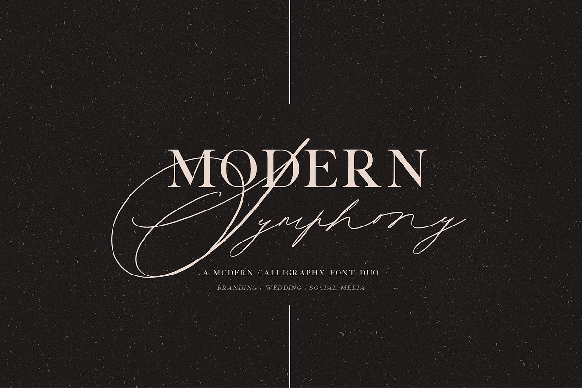 Modern Symphony Font Duo in Display Fonts - product preview 8