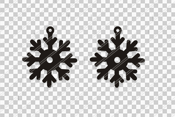 Christmas Snowflakes svg in Objects - product preview 1