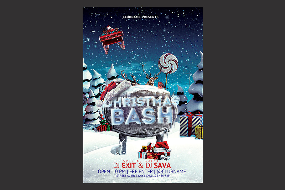 Christmas Flyer in Flyer Templates - product preview 8