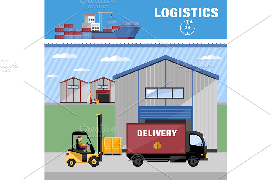 Warehousing and logistics processes.