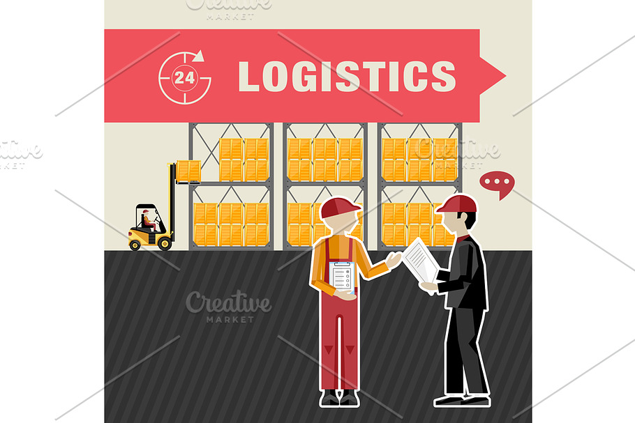 Warehousing and logistics processes.