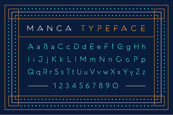 Manca Display Typeface + Extras in Display Fonts - product preview 1
