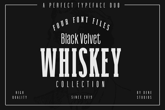 BLACK VELVET: A Font Duo Collection in Display Fonts - product preview 3