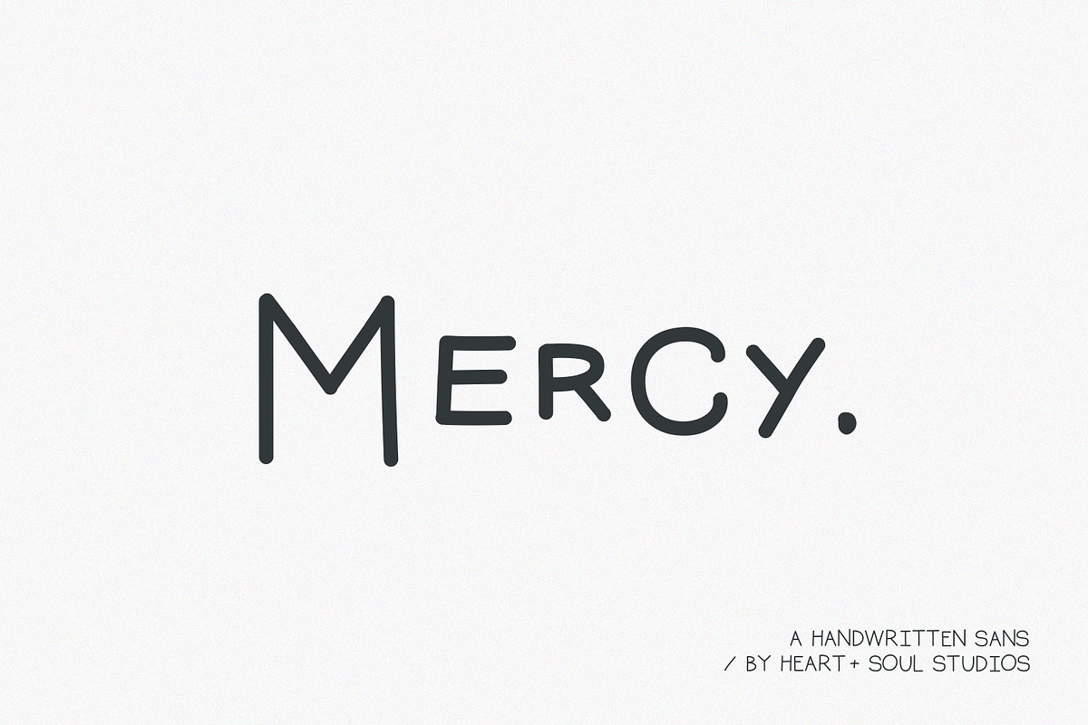 Mercy | Artsy Sans in Sans-Serif Fonts - product preview 8