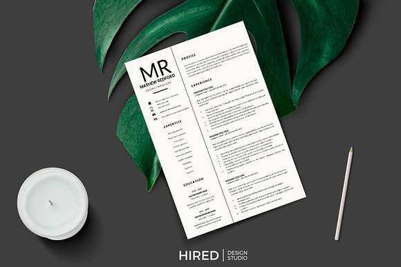 Resume Layout + Cover letter format in Resume Templates - product preview 10
