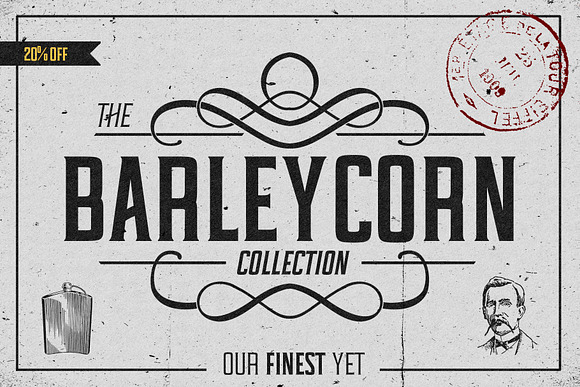 Barleycorn Typeface in Serif Fonts - product preview 5