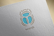Scarab. Logo template
