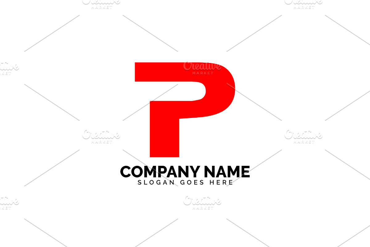 p letter logo in Logo Templates - product preview 8