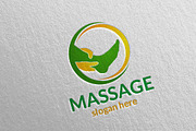 Massage Logo Design 1