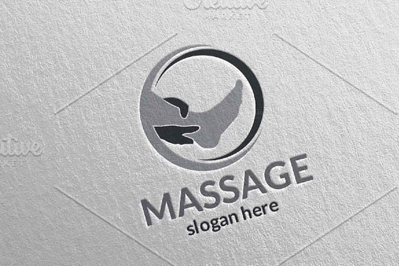 Massage Logo Design 1 in Logo Templates - product preview 4