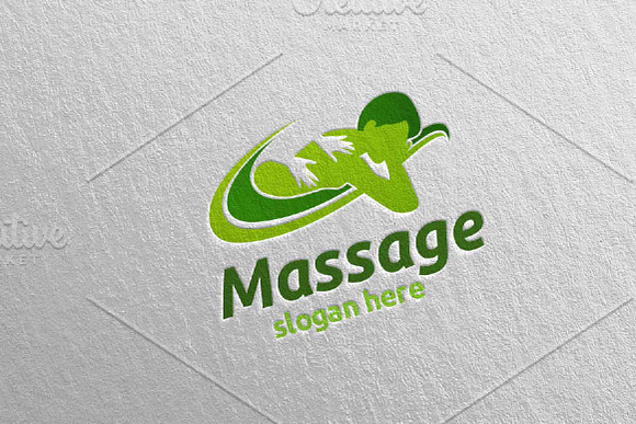 Massage Logo Design 2 in Logo Templates - product preview 2