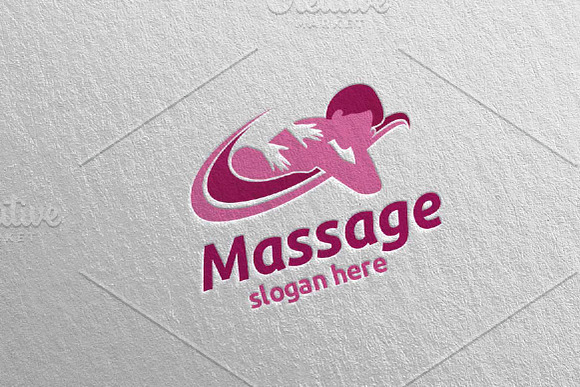 Massage Logo Design 2 in Logo Templates - product preview 3