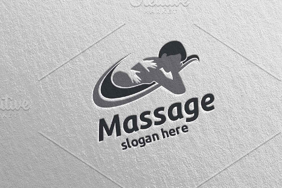 Massage Logo Design 2 in Logo Templates - product preview 4