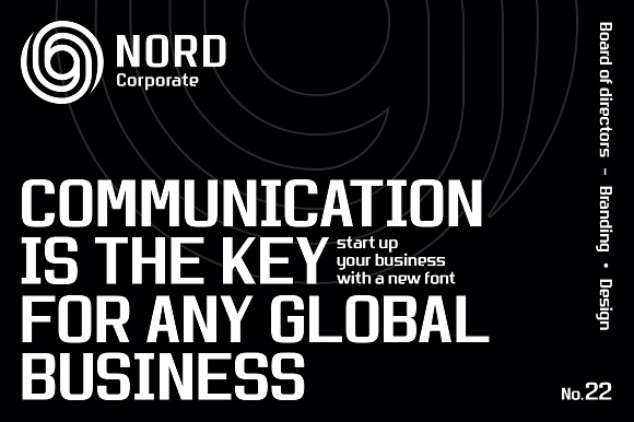 Nordhead Business & Corporate Font in Sans-Serif Fonts - product preview 1