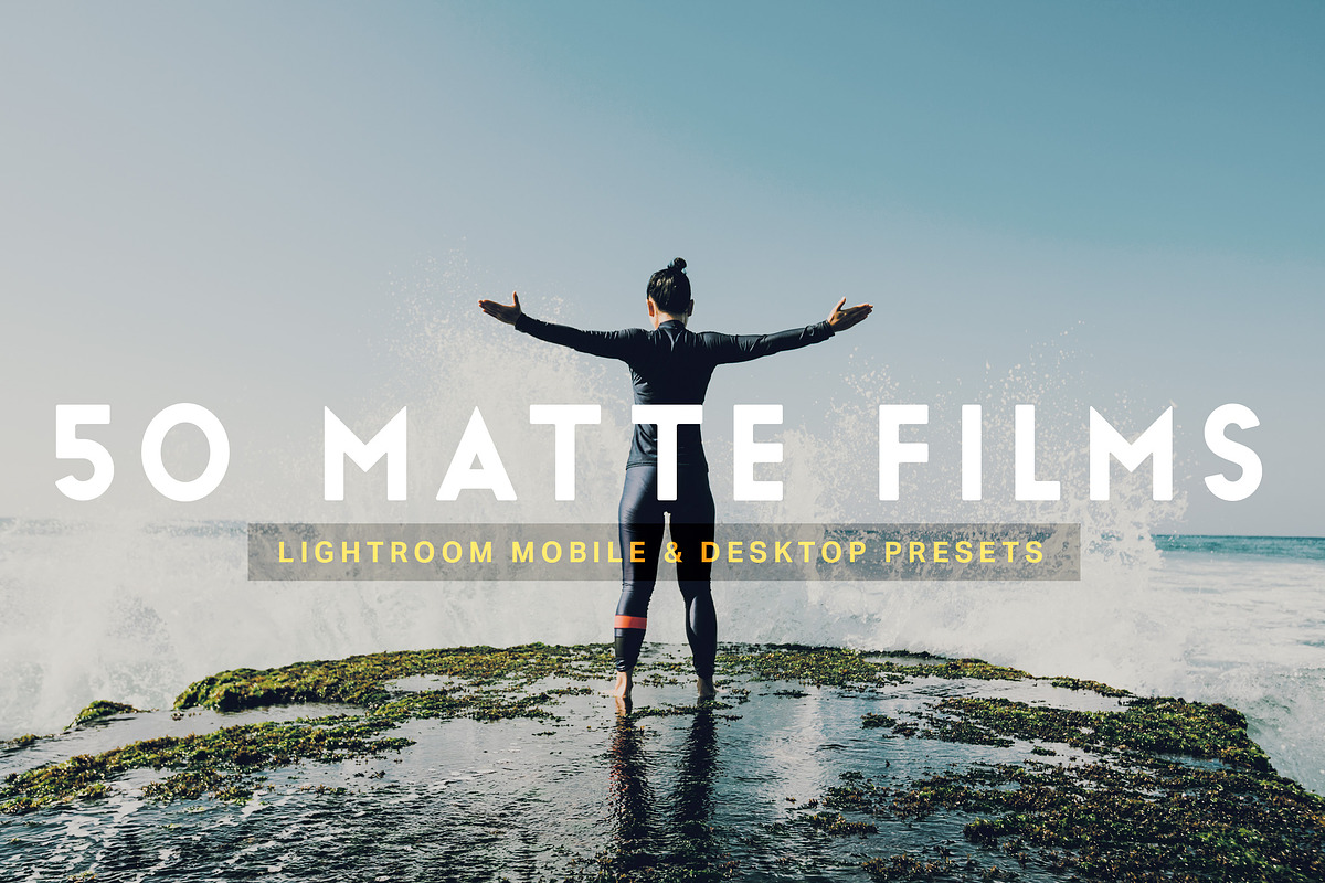 50 Matte Film Lightroom Presets LUTs in Add-Ons - product preview 8