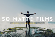 50 Matte Film Lightroom Presets LUTs