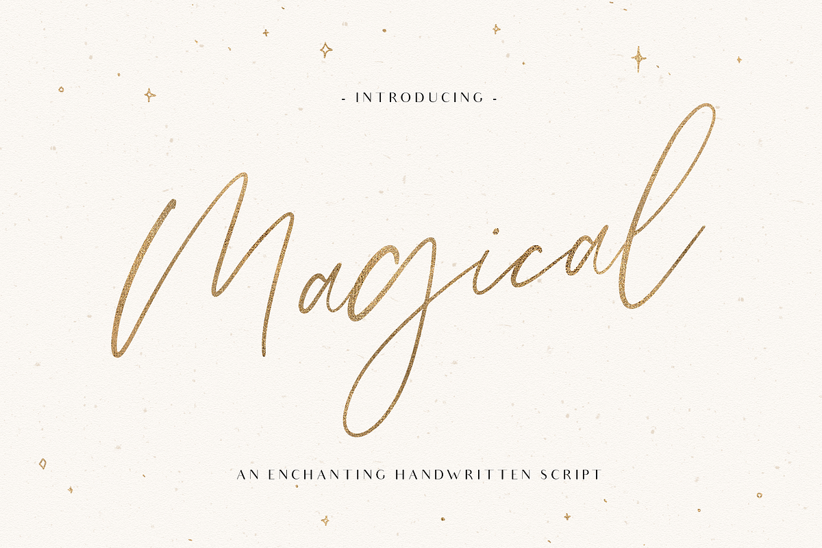 Magical Script Font in Script Fonts - product preview 8