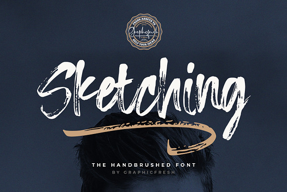 Sketching - The Handbrushed Typeface in Script Fonts - product preview 9