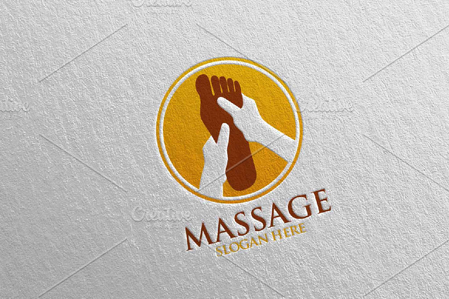 Massage Logo Design 5 in Logo Templates - product preview 8