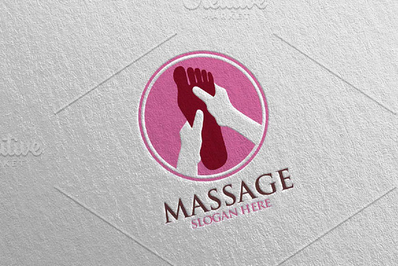 Massage Logo Design 5 in Logo Templates - product preview 2