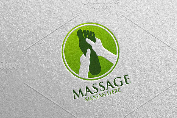 Massage Logo Design 5 in Logo Templates - product preview 4