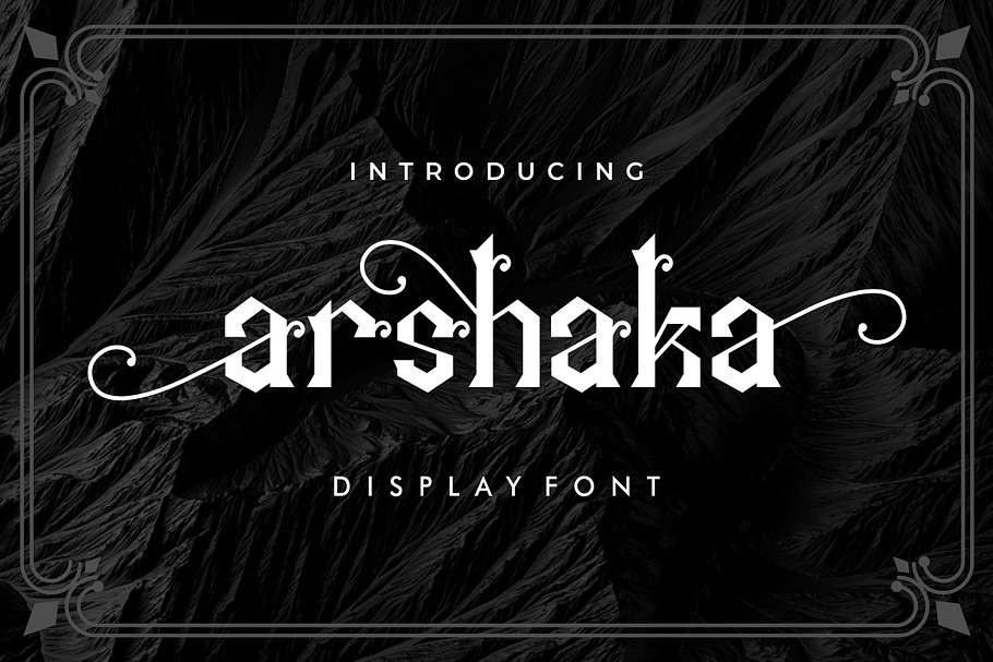 Arshaka in Blackletter Fonts - product preview 8