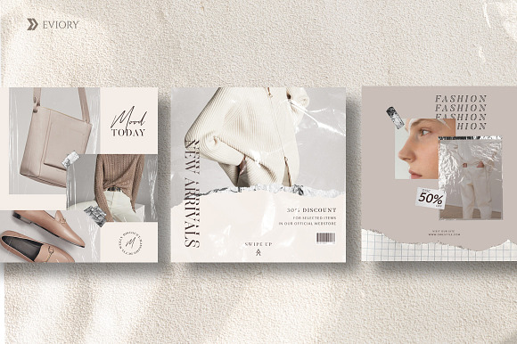 PS & CANVA Rein - Social Media Pack in Instagram Templates - product preview 4