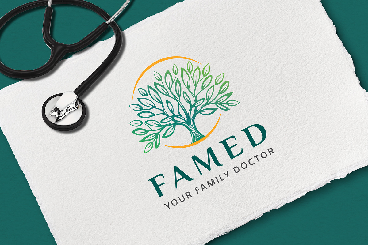 Family Doctor Logo Template in Logo Templates - product preview 8
